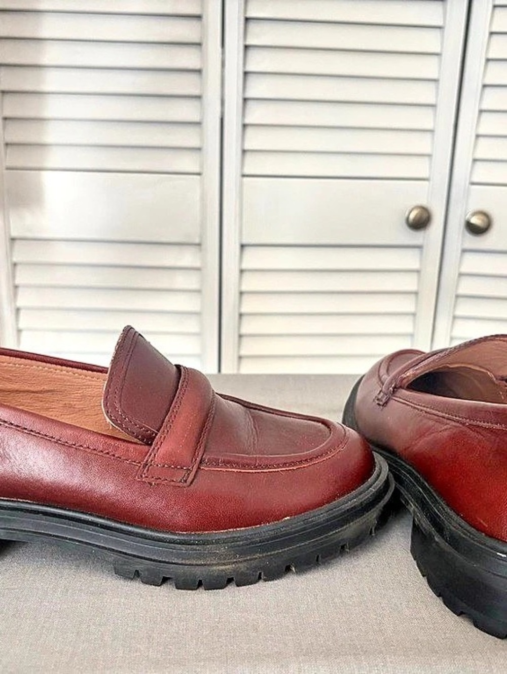 Madewell The Bradley Lugsole Loafer Brown Lug Sole